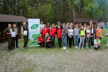 Akcja sadzenia lasu w ramach ogólnopolskiej kampanii "1000 drzew na minutę"